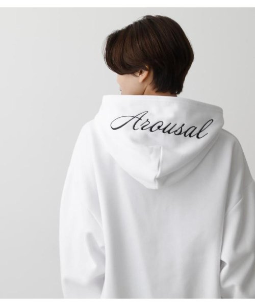 AZUL by moussy(アズールバイマウジー)/T／H EMBROIDERY HOODIE/img02