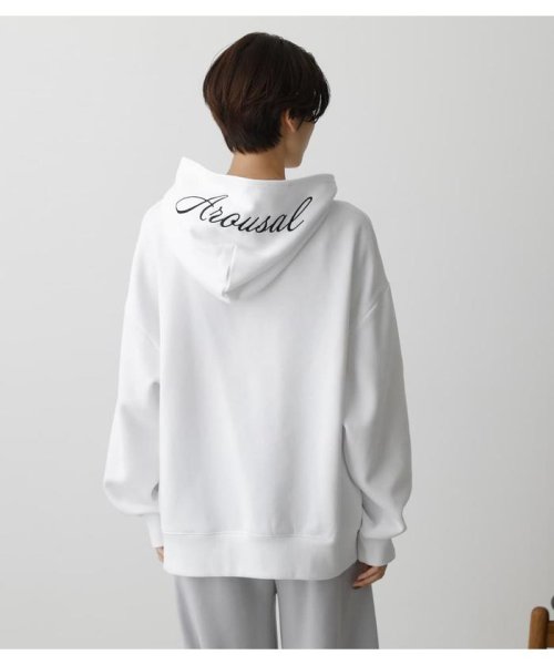 AZUL by moussy(アズールバイマウジー)/T／H EMBROIDERY HOODIE/img06