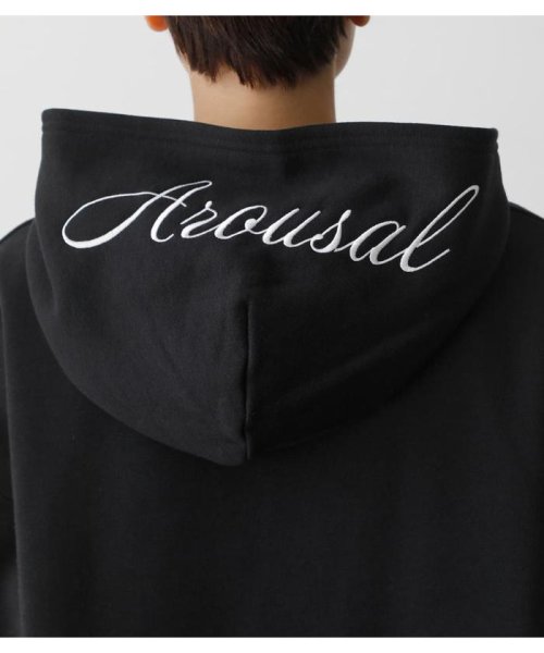 AZUL by moussy(アズールバイマウジー)/T／H EMBROIDERY HOODIE/img17