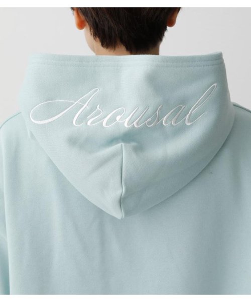 AZUL by moussy(アズールバイマウジー)/T／H EMBROIDERY HOODIE/img26