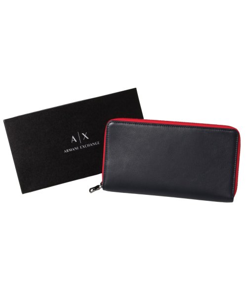 セール メンズ Armani Exchange 1a808 ラウンドファスナー長財布 アルマーニエクスチェンジ Armani Exchange Magaseek