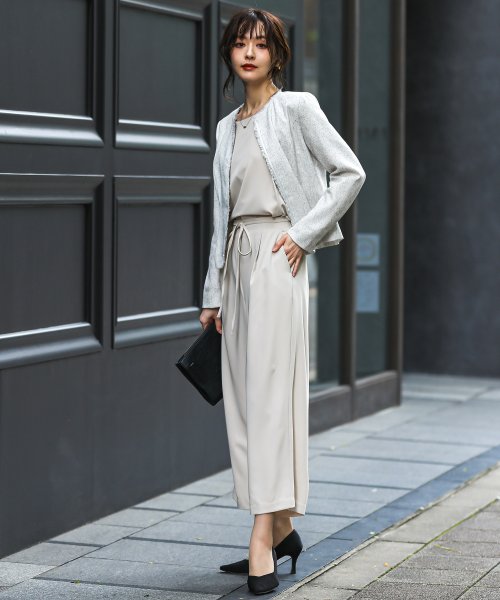 セール ニアナ Niana 3点 セットアップ セレモニー スーツ レディース 入園式 卒園式 入学式 卒業式 ママ 母 服 セットアップ ママ 母親 お宮参り 七五三 刺繍 ツイード 大 Magaseek