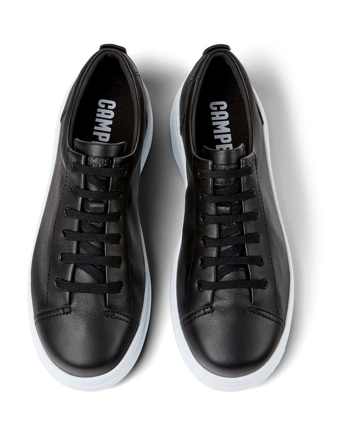 Runner Up ツインズ レザースニーカー ブラック　スエード　37 Runner Up ツインズ レザースニーカー ブラックスエード37