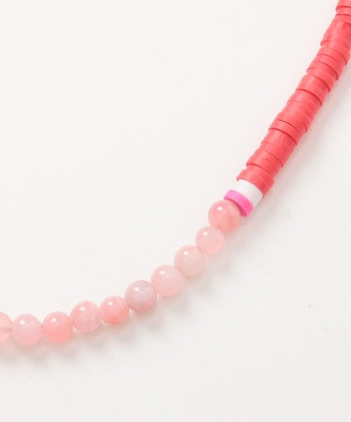 ＳＹＭＰＡＴＨＹ　ＯＦ　ＳＯＵＬ　Ｓｔｙｌｅ(シンパシーオブソウルスタイル)/Disk Beads Necklace(Pink)/img02