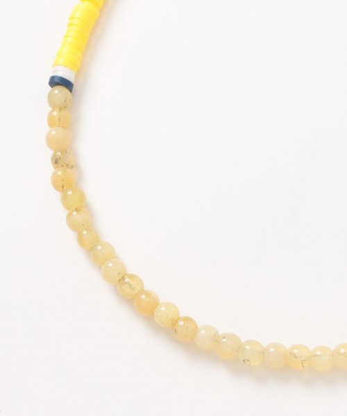 ＳＹＭＰＡＴＨＹ　ＯＦ　ＳＯＵＬ　Ｓｔｙｌｅ(シンパシーオブソウルスタイル)/Disk Beads Necklace(Yellow)/img02