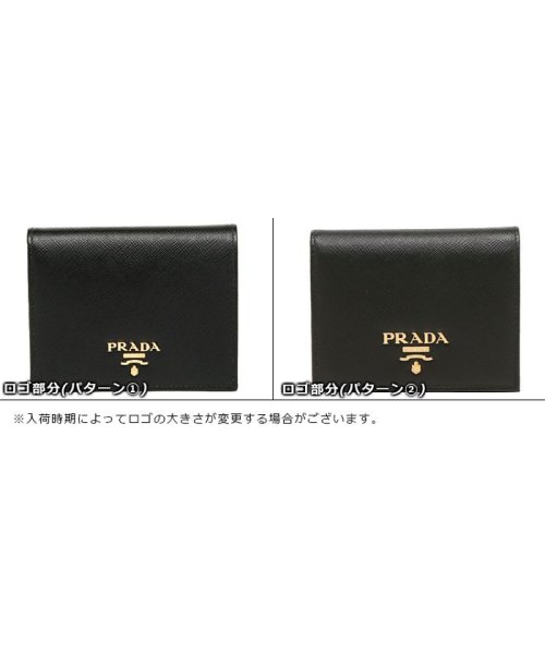 PRADA(プラダ)/プラダ 折財布 レディース PRADA 1MV204 QWA F0002 ブラック/img01