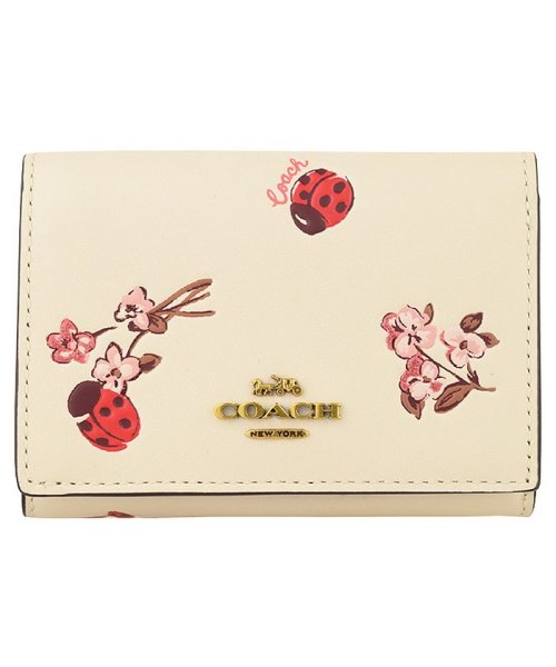 COACH(コーチ)/【Coach(コーチ)】Coach コーチ SMALL FLAP WALLET LADY BUG/img01