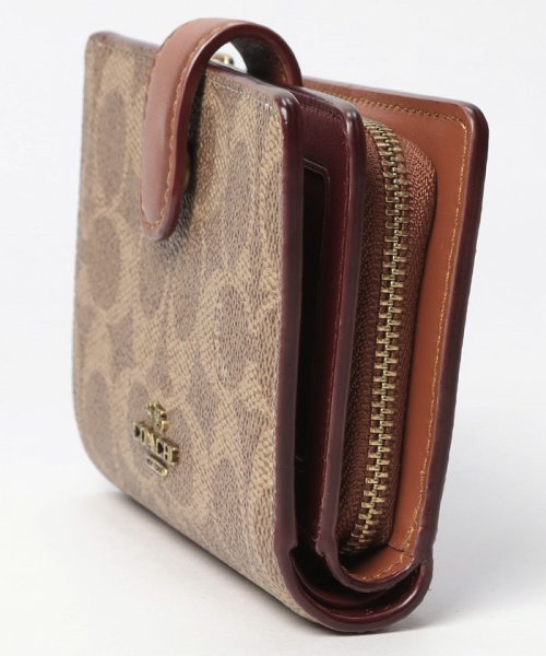 セール】【COACH】コーチ 二つ折り財布 33034 Medium Corner Zip Wallet(504421075) コーチ(COACH) MAGASEEK COACH 二つ折り財布 33034