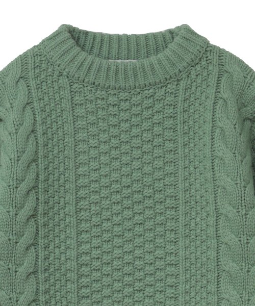 CLANE(クラネ)/TINY CABLE KNIT TOPS/img23