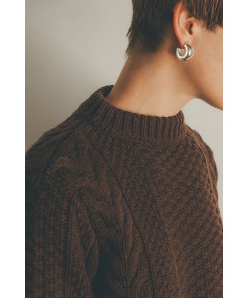 CLANE(クラネ)/TINY CABLE KNIT TOPS/img30