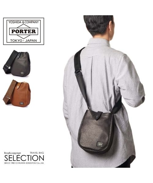 PORTER(ポーター)/ポーター シスコ ショルダーバッグ(L) 120－03307 吉田カバン ショルダーポーチ メンズ レディース ブランド レザー 本革 PORTER/img01