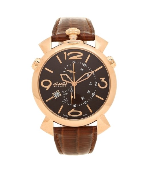 ガガミラノ 腕時計 メンズ Gaga Milano 5098 03bw New ブラウン ガガミラノ Gaga Milano Magaseek