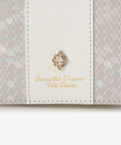 Samantha Thavasa Petit Choice(サマンサタバサプチチョイス)/スパンコールレザーBOX型折財布/img10