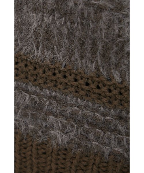RIM.ARK(リムアーク)/Mix yarn v－neck knit/img03