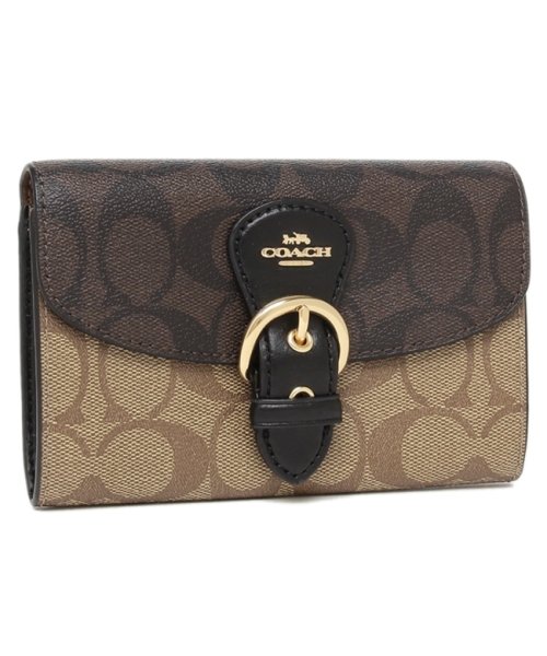 COACH(コーチ)/コーチ アウトレット 財布 シグネチャー ベージュ ブラウン レディース COACH C6897 IMNOX/img01