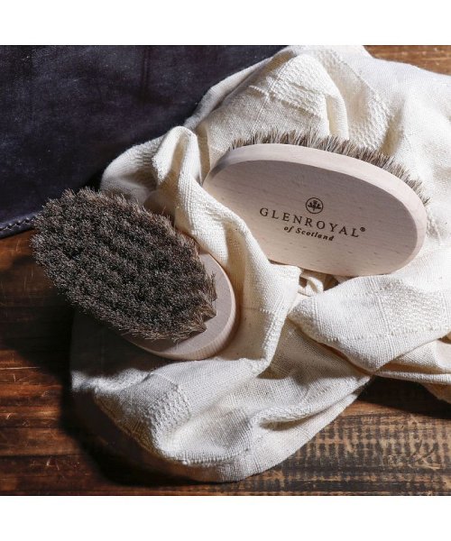 GLEN ROYAL(グレンロイヤル)/グレンロイヤル GLENROYAL メンテナンスブラシ BRUSH M ブラシ 馬毛 お手入れ用ブラシ/img02