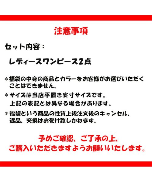 セール ワンピース2点セット 2枚組 お楽しみ袋 福袋 秋冬 韓国 暖かい 超お得セット 冬服 任せるセット 22福袋 セイヘイショップ Seiheishop Magaseek