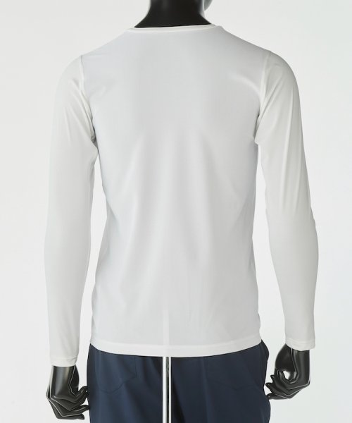 LANVIN SPORT(ランバン スポール)/長袖Ｖネックアンダーシャツ【ECO/サンスクリーン/吸水速乾】/img01