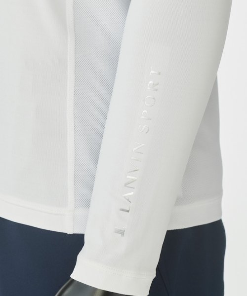 LANVIN SPORT(ランバン スポール)/長袖Ｖネックアンダーシャツ【ECO/サンスクリーン/吸水速乾】/img03