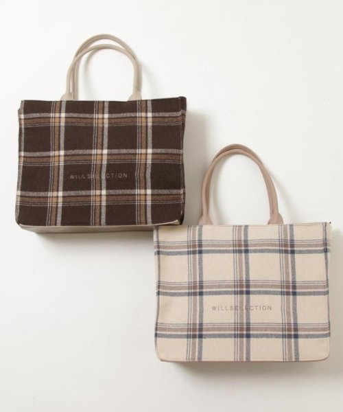 チェックトートバッグ ウィルセレクション Willselection Magaseek