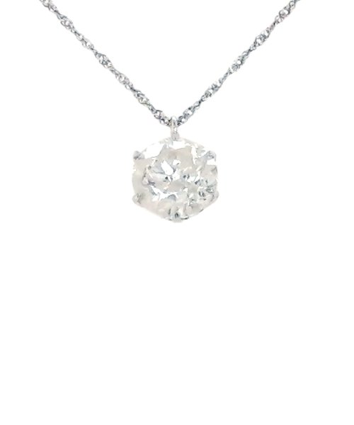 Gems by K(ジェムズ　バイ　ケー)/1.5ct天然ダイヤモンド プチペンダント 【Gems by K】Platinum 1.5ct Diamond Pendant Necklace/img01