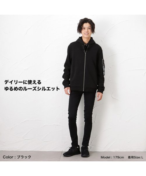 MAC HOUSE(men)(マックハウス（メンズ）)/MOSSIMO モッシモ 切替リブブルゾン 2140－6604/img05