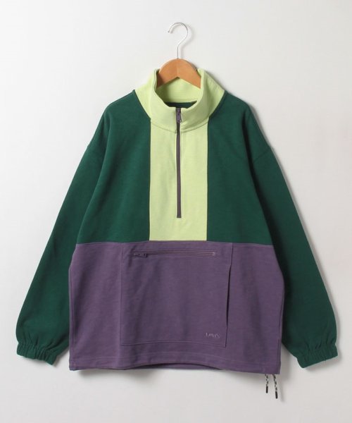 LEVI’S OUTLET(リーバイスアウトレット)/NEW 1/4 ZIP POP OVER NATURE BLOCK LOGAN/img07