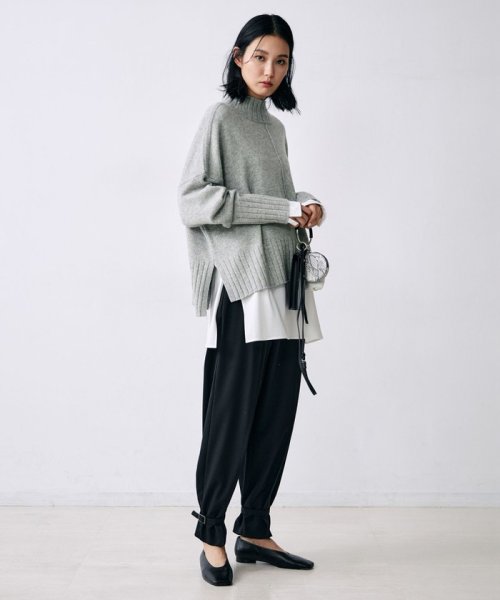 iCB(アイシービー)/【マガジン掲載・WEB限定カラーあり・新色追加】Soft Wool Cashmere Mix ハイネック ニット（番号CL27）/img02