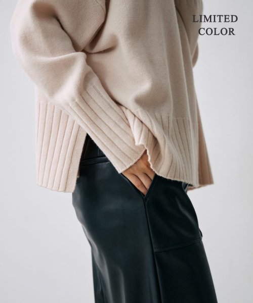 iCB(アイシービー)/【マガジン掲載・WEB限定カラーあり・新色追加】Soft Wool Cashmere Mix ハイネック ニット（番号CL27）/img05