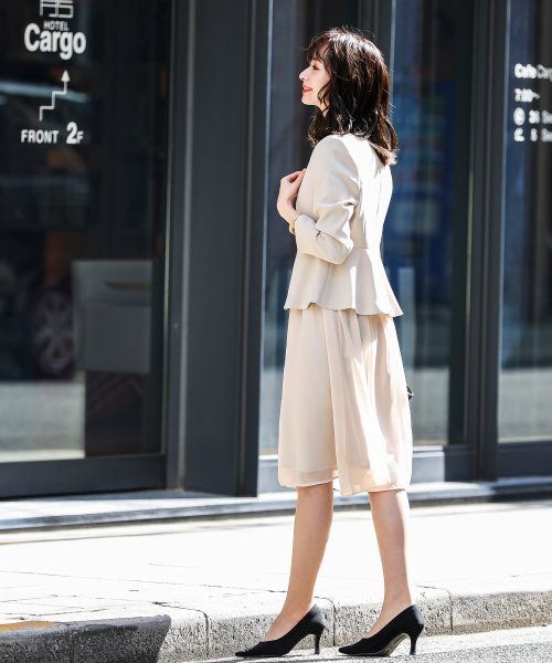 セレモニースーツ レディース 2点セット レース ワンピース 大きいサイズ 入園式 卒園式 入学式 卒業式 ママ 母 服 セットアップ 同窓会 ママスーツ 七五 スーツセットアップ MY1242986609(9524円)