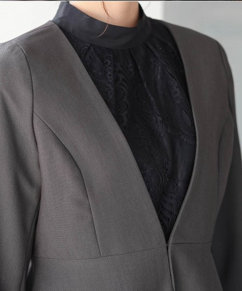 セレモニースーツ レディース 2点セット レース ワンピース 大きいサイズ 入園式 卒園式 入学式 卒業式 ママ 母 服 セットアップ 同窓会 ママスーツ 七五 スーツセットアップ MY1242986609(9524円)