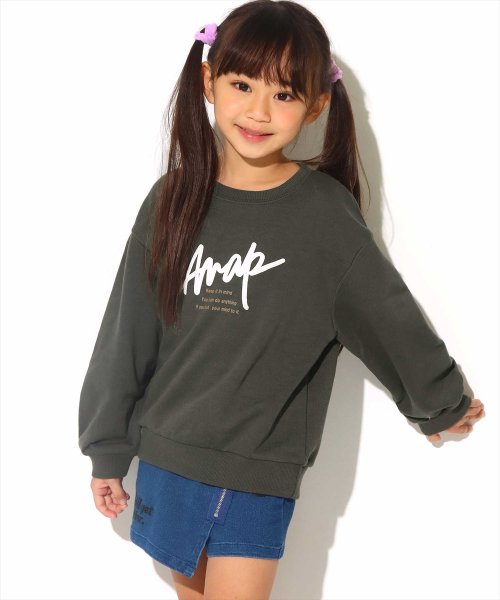 ANAP KIDS(アナップキッズ)/発泡裏毛トレーナー/img01