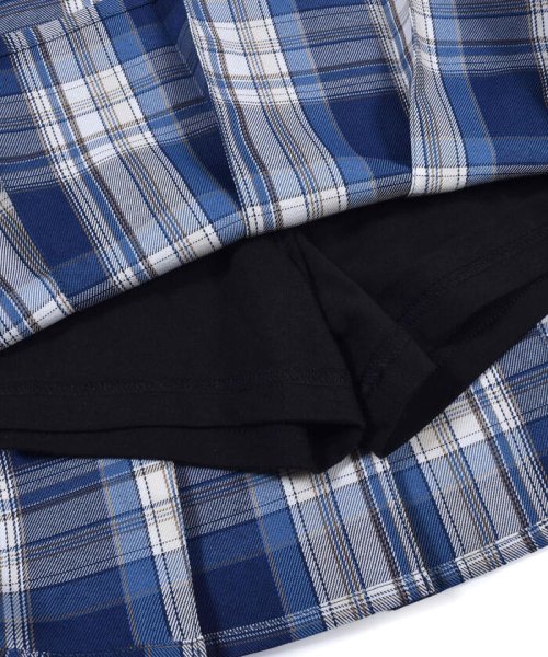 ZIDDY(ジディー)/チェック プリーツ スカートパンツ チェーン付 (130~160cm)/img11