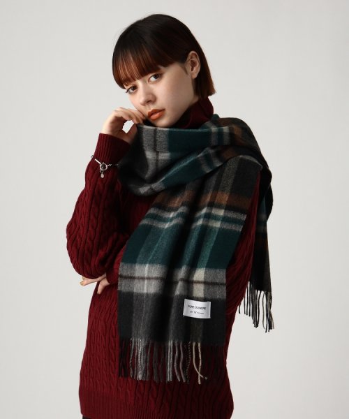 セール カシミヤチェックマフラー ティーケー タケオキクチ Tk Takeo Kikuchi Magaseek