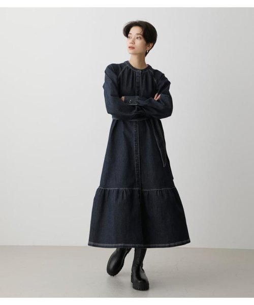 AZUL by moussy(アズールバイマウジー)/STITCH DESIGN TIERED OP/img12