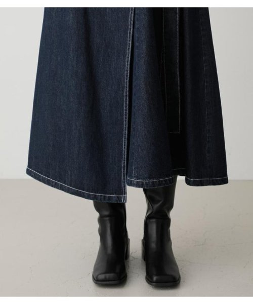 AZUL by moussy(アズールバイマウジー)/WRAP JUMPER SKIRT/img18