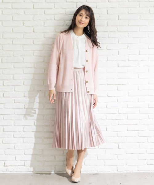 Vネックニットカーディガン 