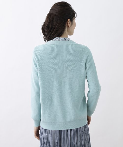 Vネックニットカーディガン 