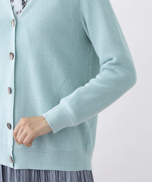 Vネックニットカーディガン 