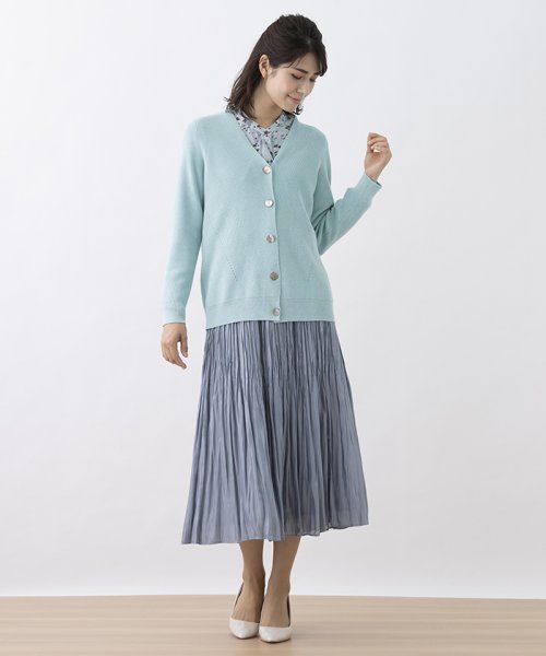 Vネックニットカーディガン 