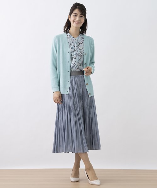 Vネックニットカーディガン 