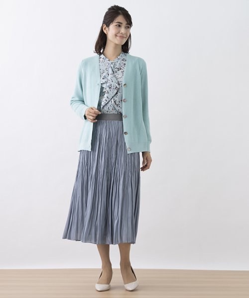 Vネックニットカーディガン 