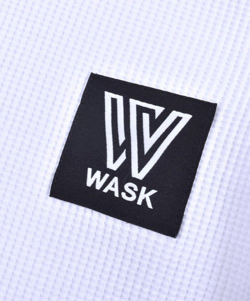 WASK(ワスク)/カンガルーポケット 天竺 Tシャツ + フーディー ワッフル Tシャツ セット /img06