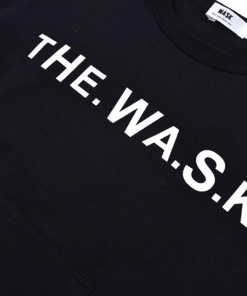 WASK(ワスク)/カンガルーポケット 天竺 Tシャツ + フーディー ワッフル Tシャツ セット /img08
