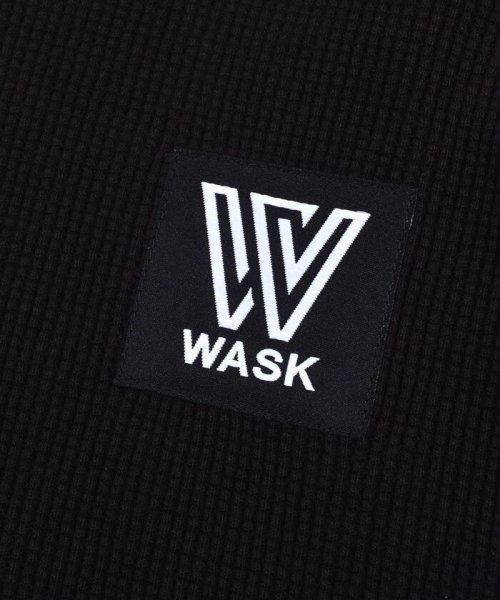 WASK(ワスク)/カンガルーポケット 天竺 Tシャツ + フーディー ワッフル Tシャツ セット /img15