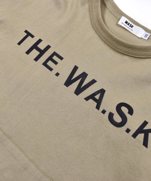 WASK(ワスク)/カンガルーポケット 天竺 Tシャツ + フーディー ワッフル Tシャツ セット /img18