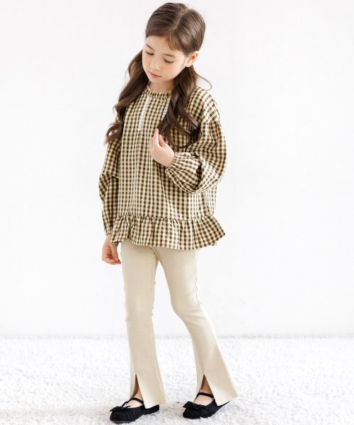 セール 子供服bee 子供服bee チェック柄トップス Magaseek