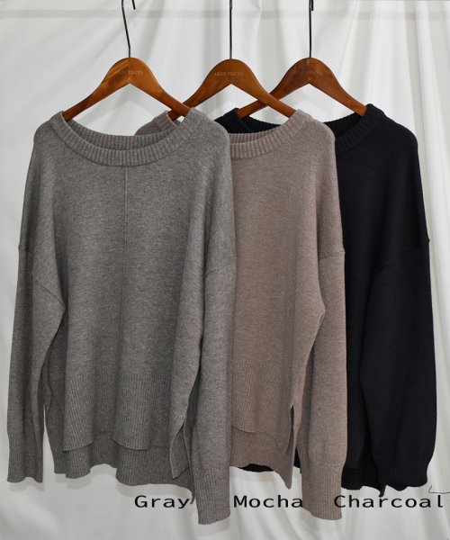 ARGO TOKYO(アルゴトウキョウ)/Rayon stretch center tuck wide pullover 25106 レイヨンストレッチセンタータックワイドプルオーバー/img02