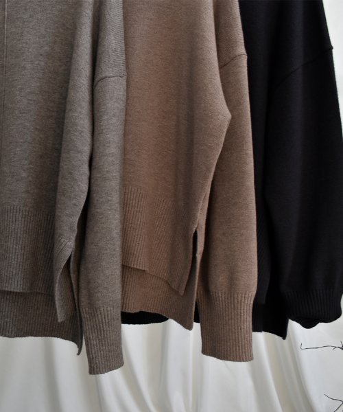 ARGO TOKYO(アルゴトウキョウ)/Rayon stretch center tuck wide pullover 25106 レイヨンストレッチセンタータックワイドプルオーバー/img20