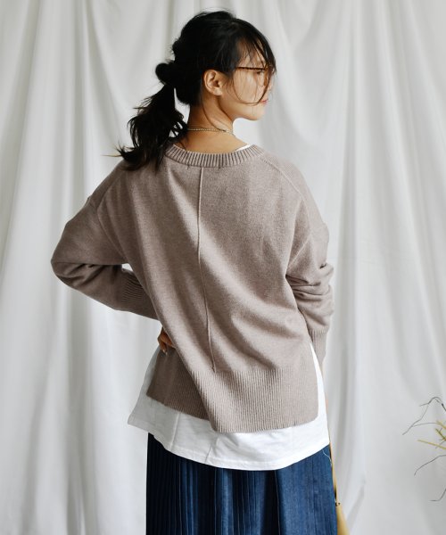 ARGO TOKYO(アルゴトウキョウ)/Rayon stretch center tuck wide pullover 25106 レイヨンストレッチセンタータックワイドプルオーバー/img30